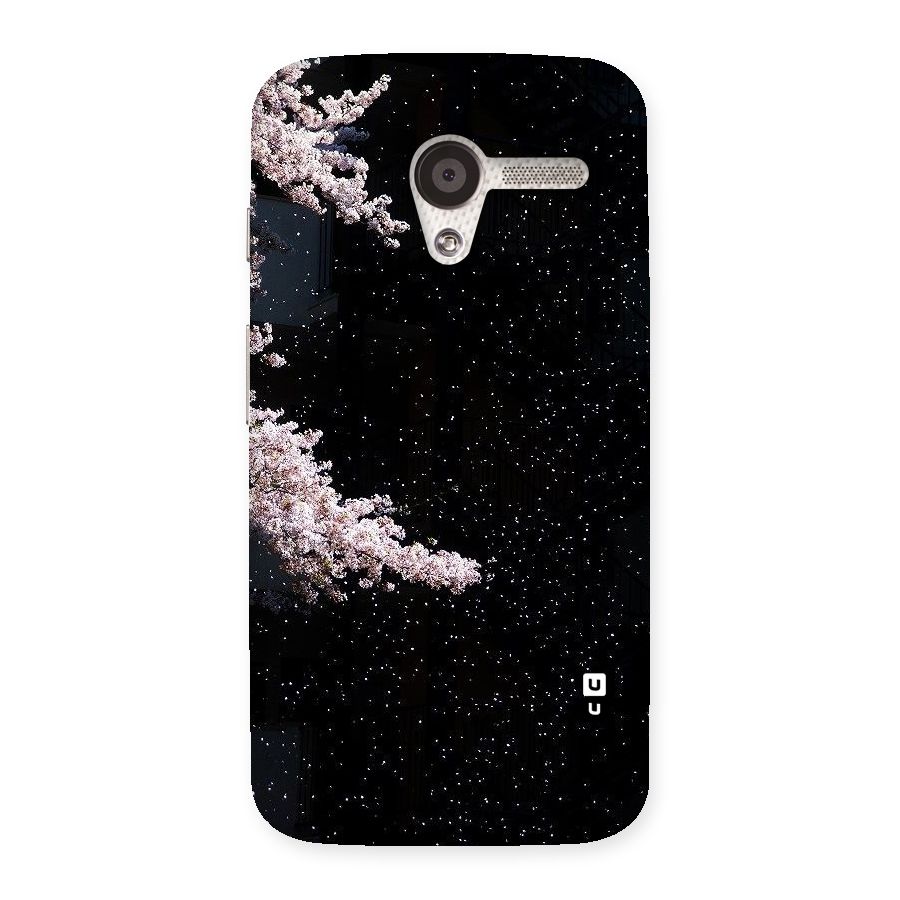 Beautiful Night Sky Flowers Back Case for Moto X