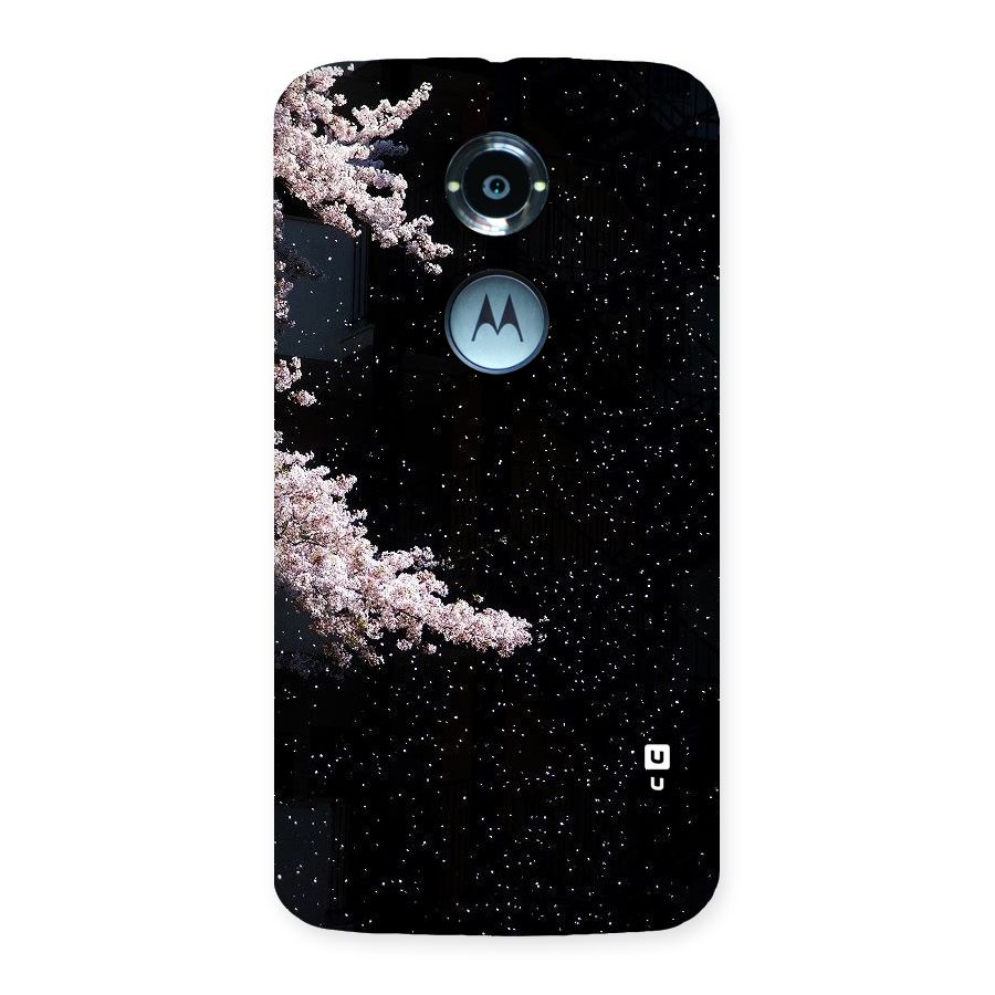 Beautiful Night Sky Flowers Back Case for Moto X 2nd Gen