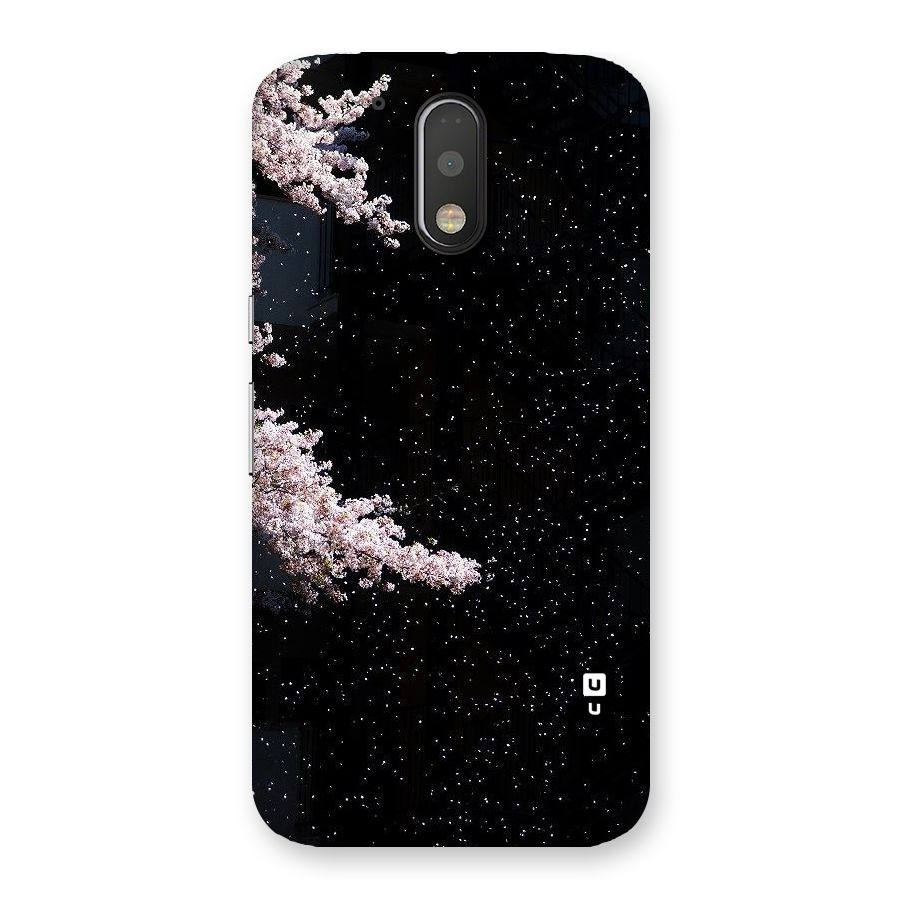 Beautiful Night Sky Flowers Back Case for Motorola Moto G4