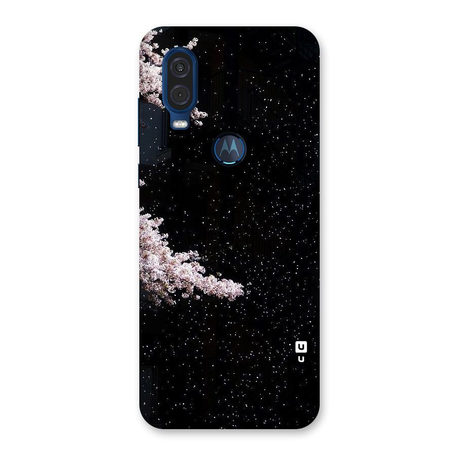 Beautiful Night Sky Flowers Back Case for Motorola One Vision