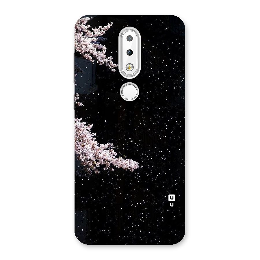 Beautiful Night Sky Flowers Back Case for Nokia 6.1 Plus