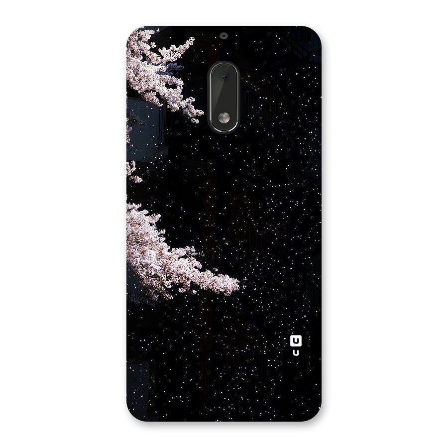 Beautiful Night Sky Flowers Back Case for Nokia 6