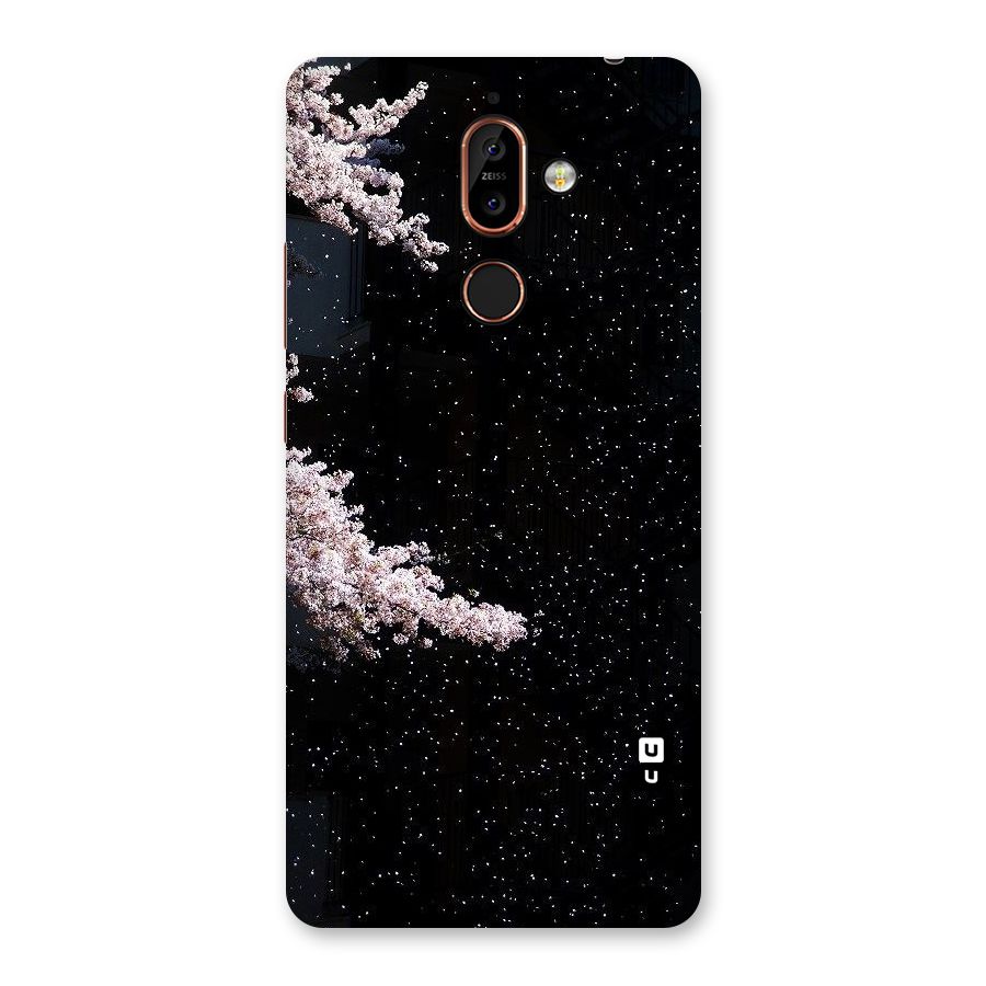 Beautiful Night Sky Flowers Back Case for Nokia 7 Plus