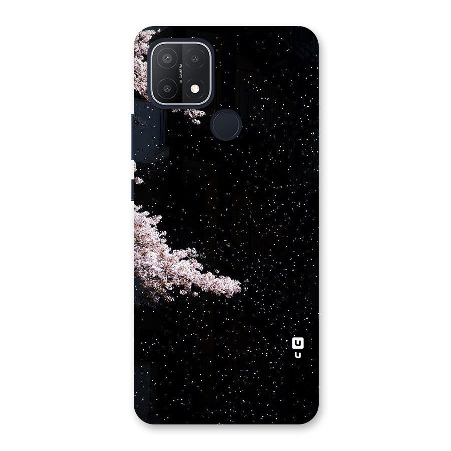 Beautiful Night Sky Flowers Back Case for Oppo A15s