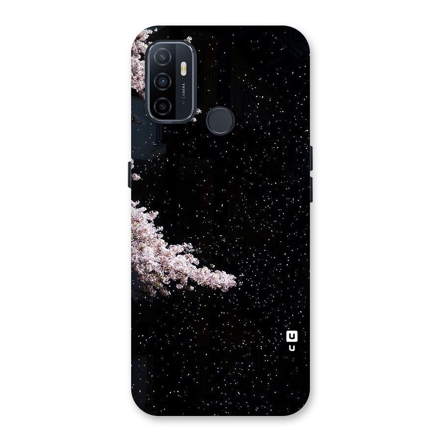 Beautiful Night Sky Flowers Back Case for Oppo A32