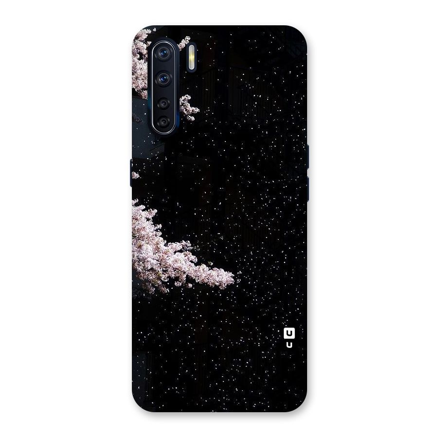 Beautiful Night Sky Flowers Back Case for Oppo F15