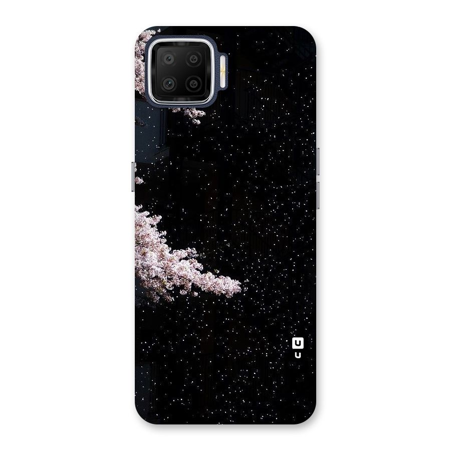 Beautiful Night Sky Flowers Back Case for Oppo F17