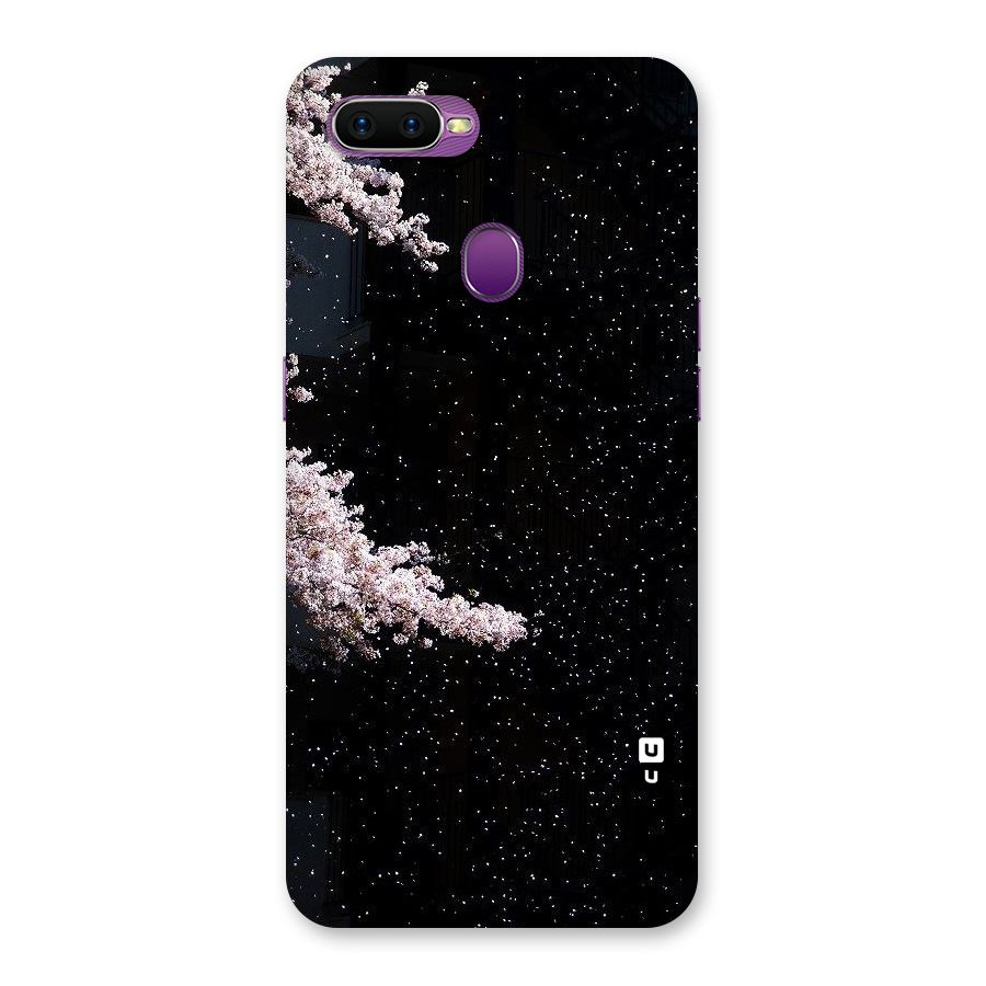 Beautiful Night Sky Flowers Back Case for Oppo F9