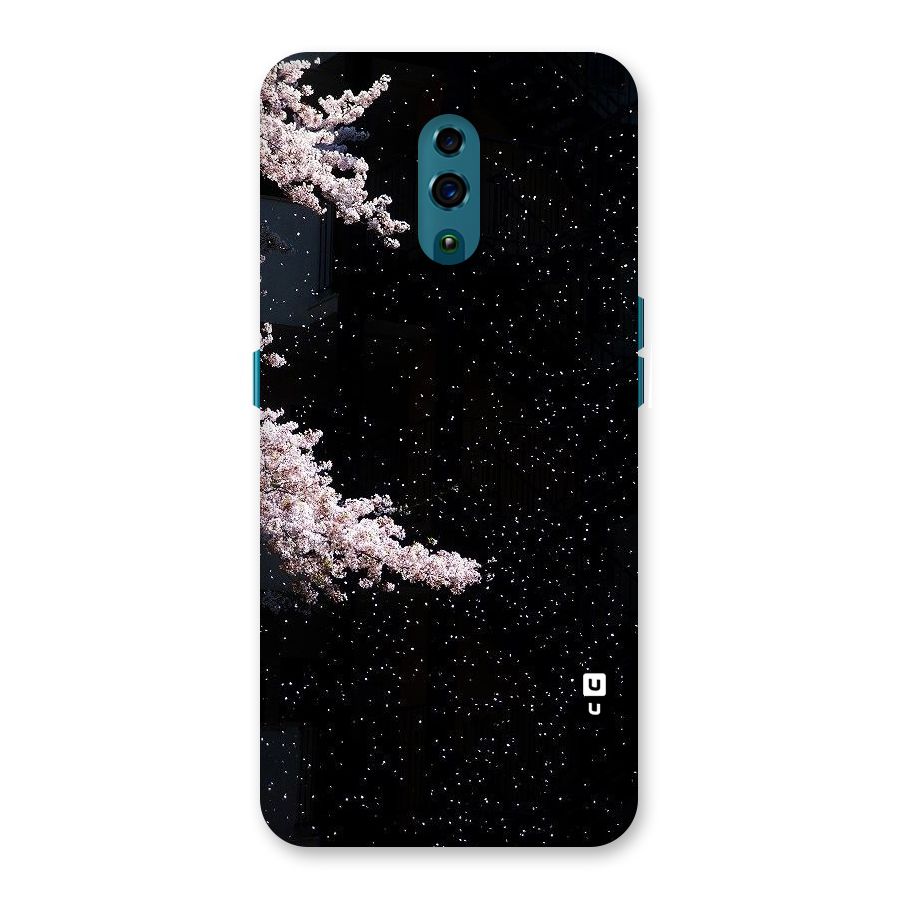 Beautiful Night Sky Flowers Back Case for Oppo Reno