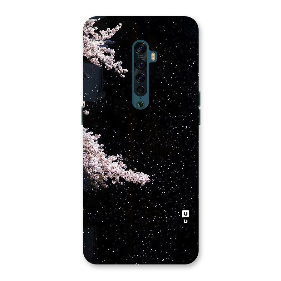 Beautiful Night Sky Flowers Back Case for Oppo Reno2