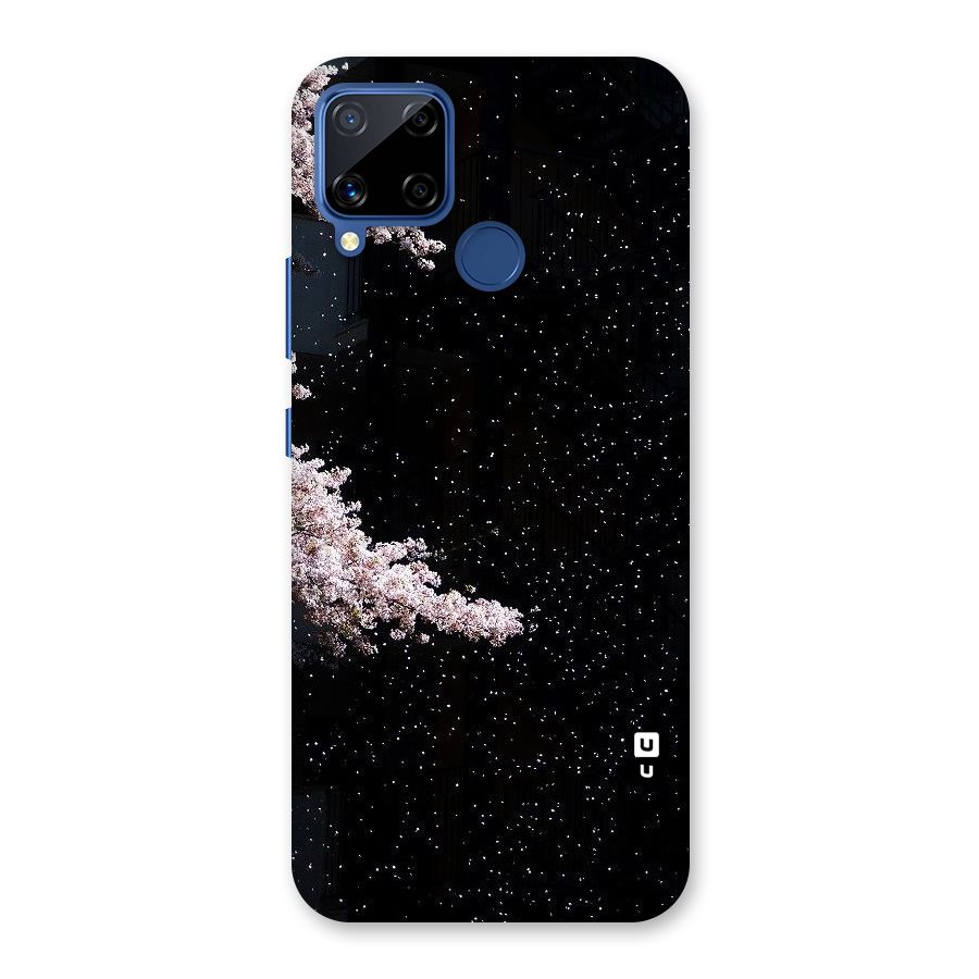 Beautiful Night Sky Flowers Back Case for Realme C15
