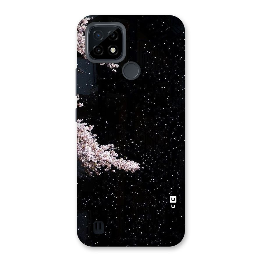 Beautiful Night Sky Flowers Back Case for Realme C21