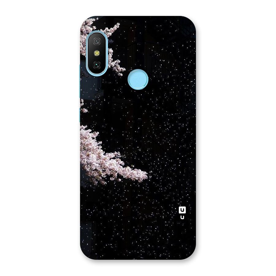 Beautiful Night Sky Flowers Back Case for Redmi 6 Pro