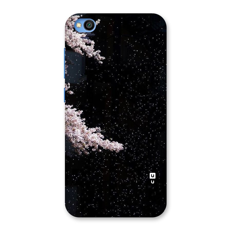 Beautiful Night Sky Flowers Back Case for Redmi Go