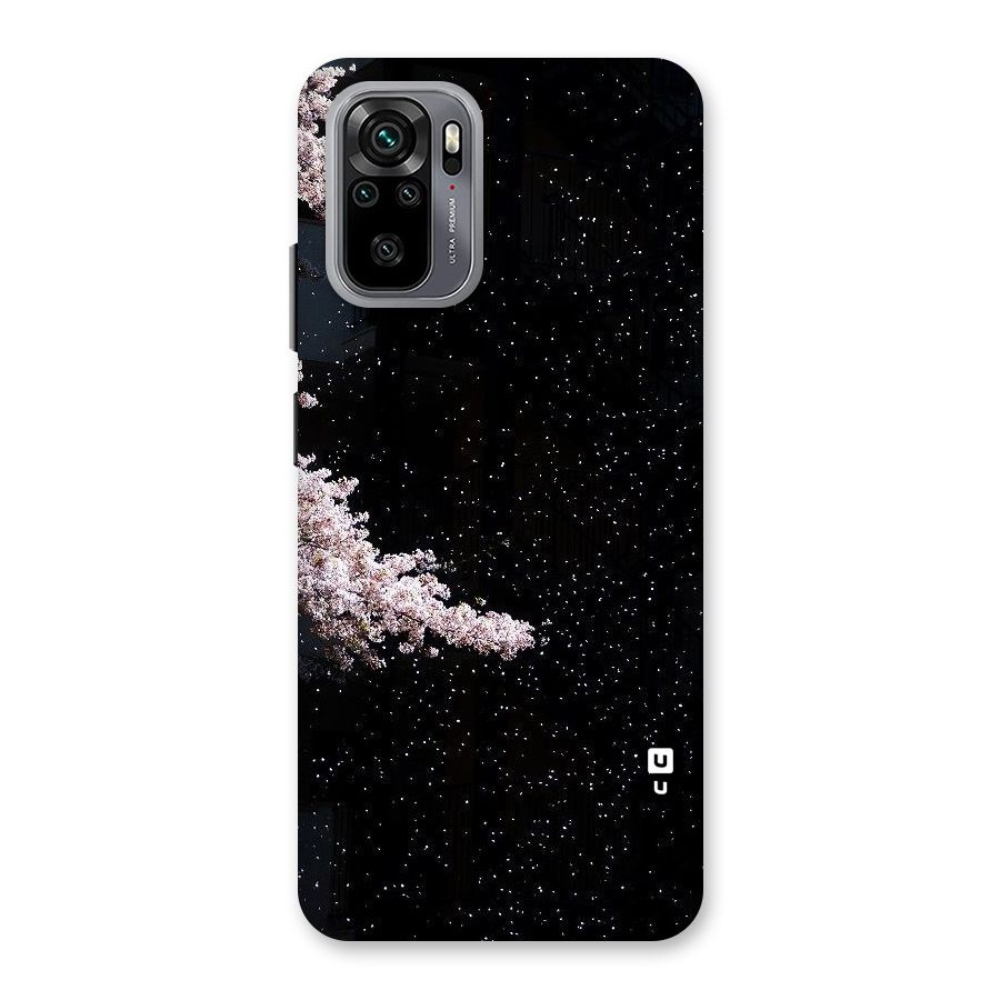 Beautiful Night Sky Flowers Back Case for Redmi Note 10