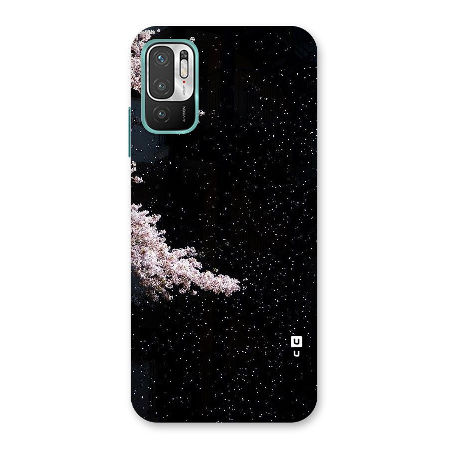 Beautiful Night Sky Flowers Back Case for Redmi Note 10T 5G