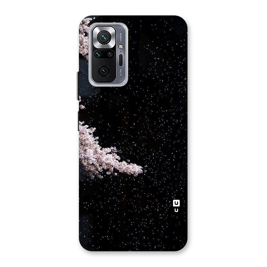 Beautiful Night Sky Flowers Back Case for Redmi Note 10 Pro