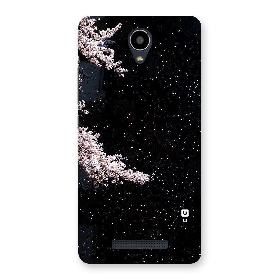 Beautiful Night Sky Flowers Back Case for Redmi Note 2