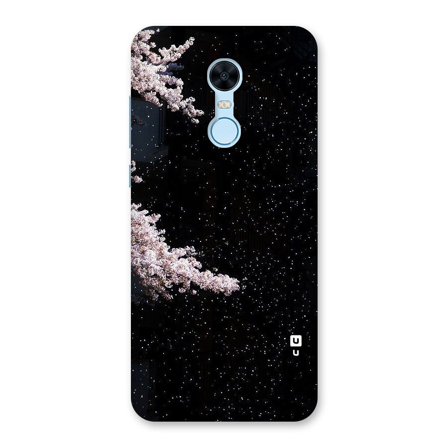 Beautiful Night Sky Flowers Back Case for Redmi Note 5