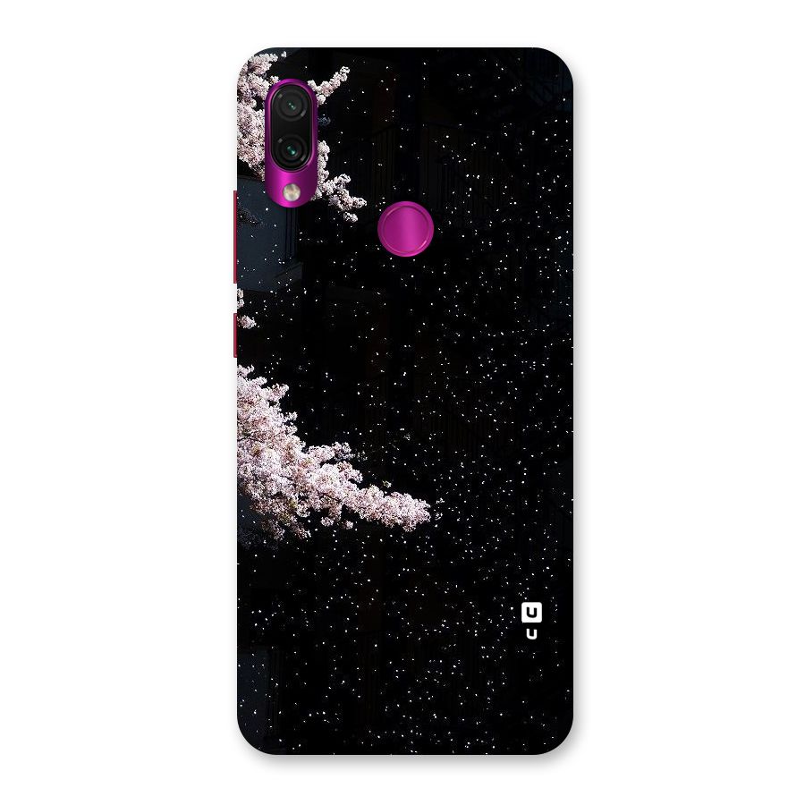 Beautiful Night Sky Flowers Back Case for Redmi Note 7 Pro