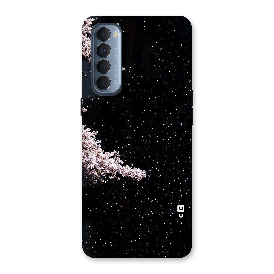 Beautiful Night Sky Flowers Back Case for Reno4 Pro