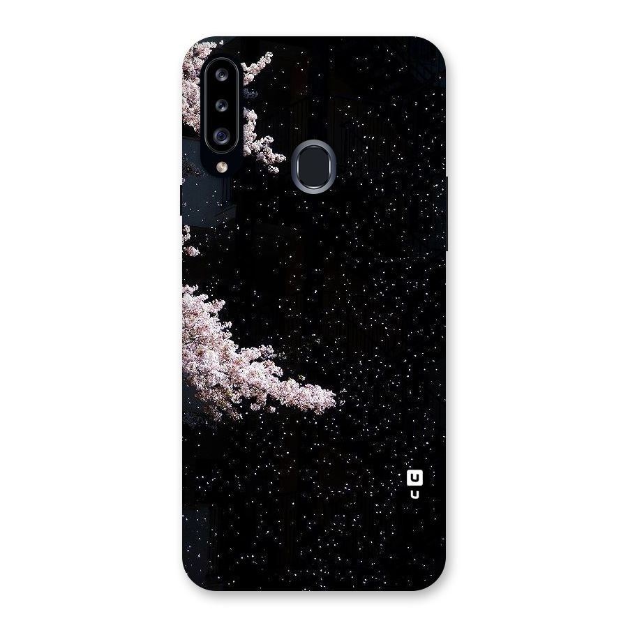 Beautiful Night Sky Flowers Back Case for Samsung Galaxy A20s
