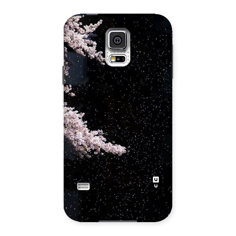 Beautiful Night Sky Flowers Back Case for Samsung Galaxy S5