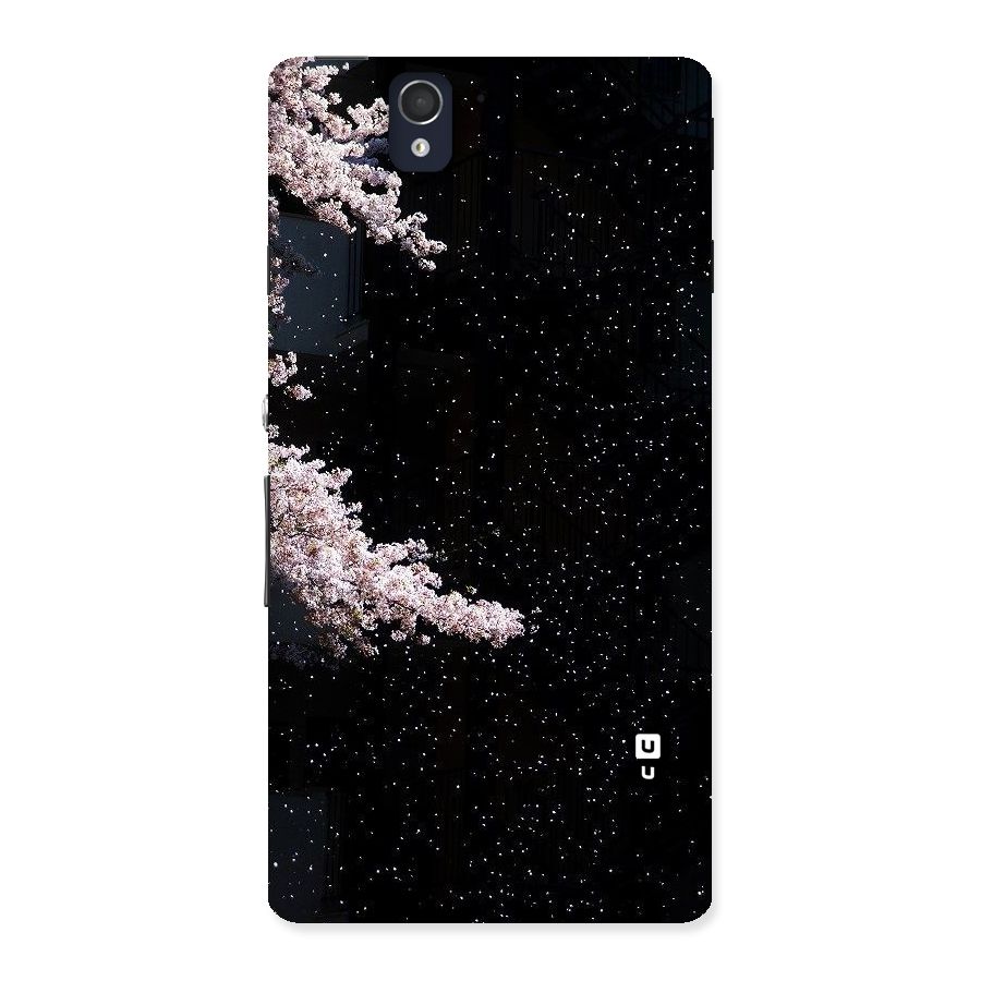 Beautiful Night Sky Flowers Back Case for Sony Xperia Z