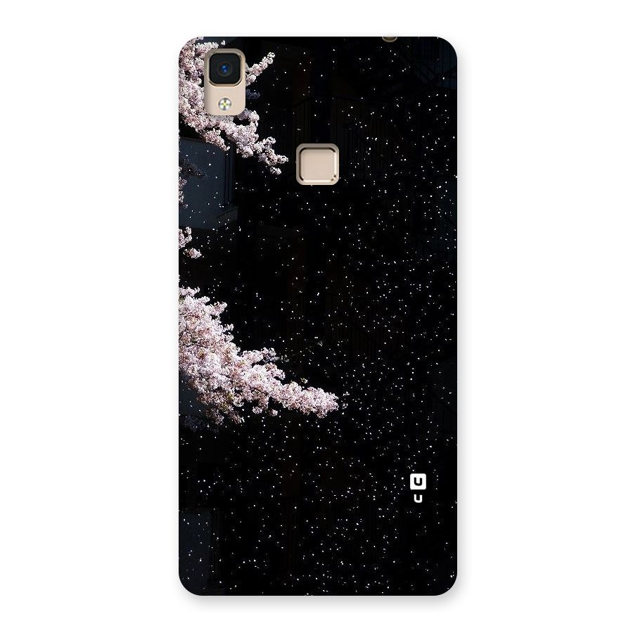 Beautiful Night Sky Flowers Back Case for V3 Max