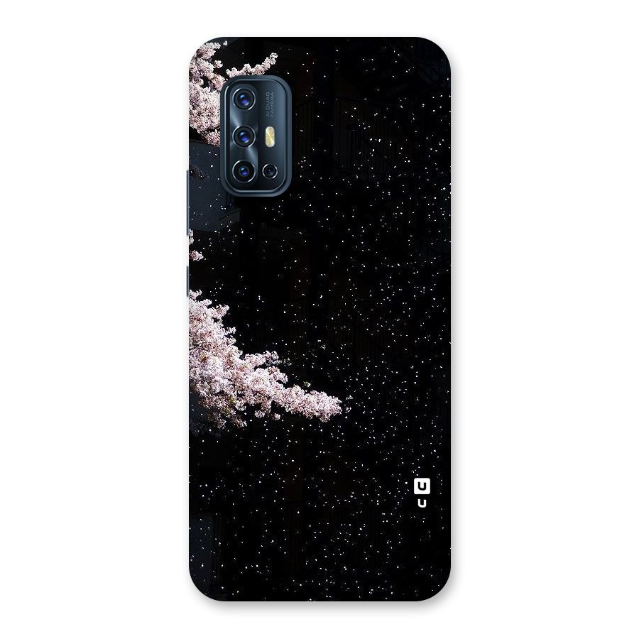 Beautiful Night Sky Flowers Back Case for Vivo V17