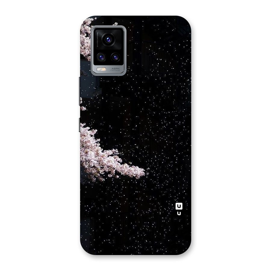 Beautiful Night Sky Flowers Back Case for Vivo V20