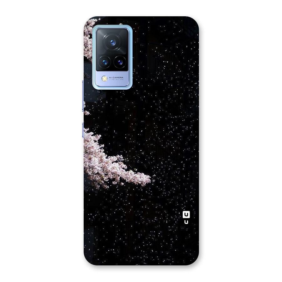 Beautiful Night Sky Flowers Back Case for Vivo V21 5G