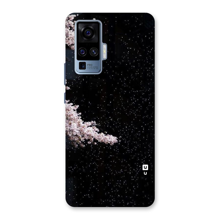 Beautiful Night Sky Flowers Back Case for Vivo X50 Pro
