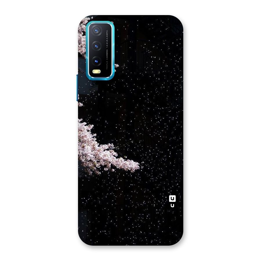 Beautiful Night Sky Flowers Back Case for Vivo Y20