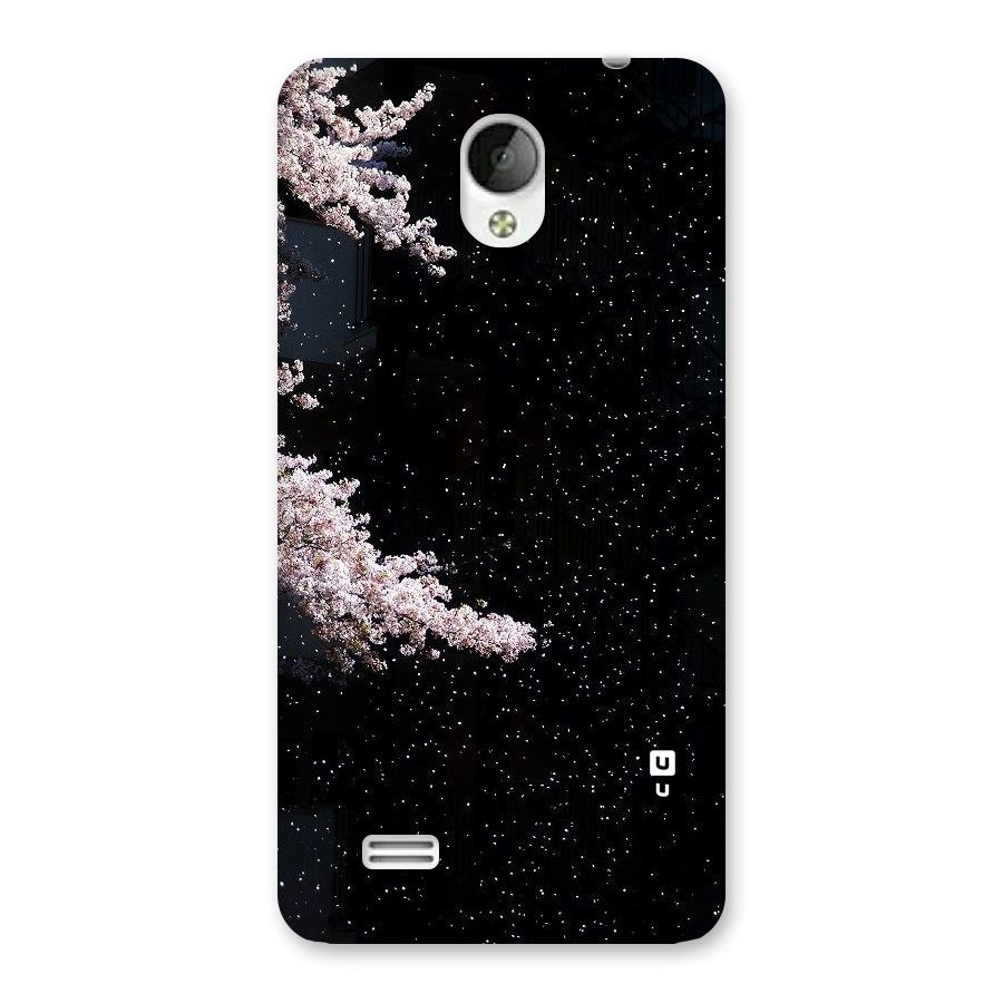 Beautiful Night Sky Flowers Back Case for Vivo Y21