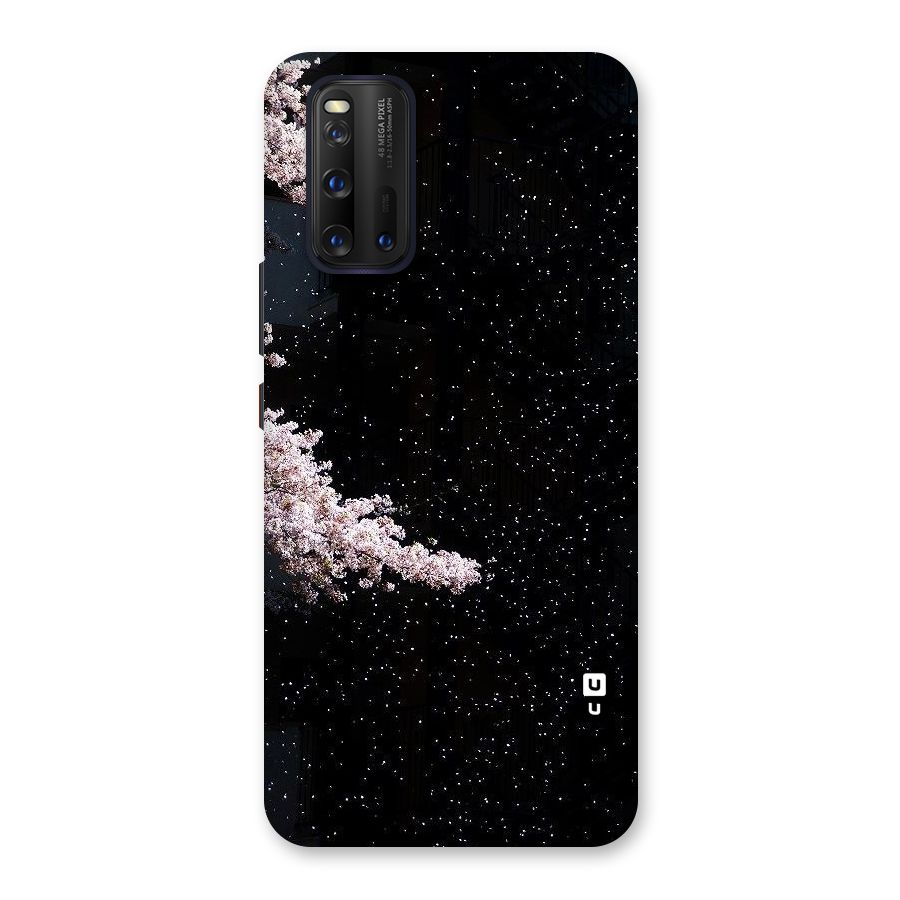 Beautiful Night Sky Flowers Back Case for Vivo iQOO 3