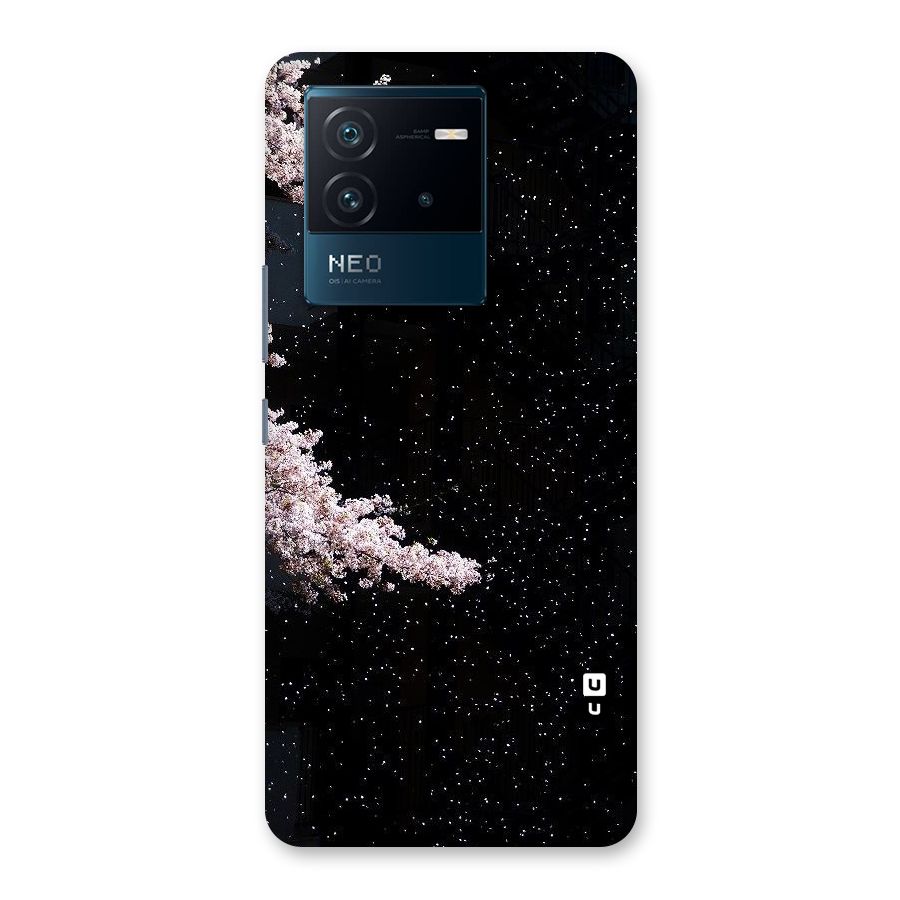 Beautiful Night Sky Flowers Back Case for Vivo iQOO Neo 6 5G
