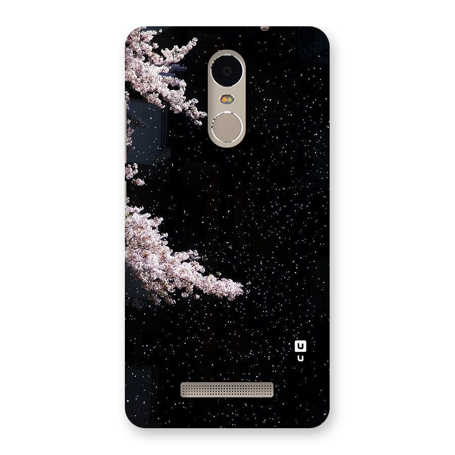 Beautiful Night Sky Flowers Back Case for Xiaomi Redmi Note 3