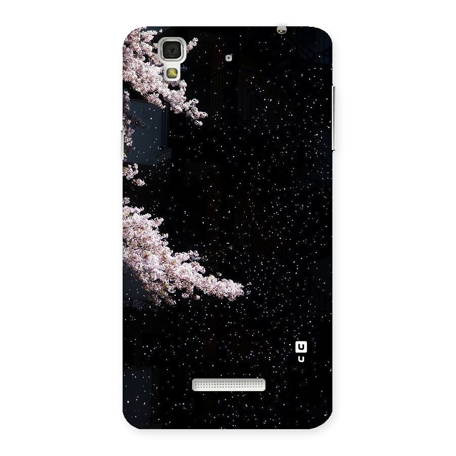 Beautiful Night Sky Flowers Back Case for YU Yureka Plus