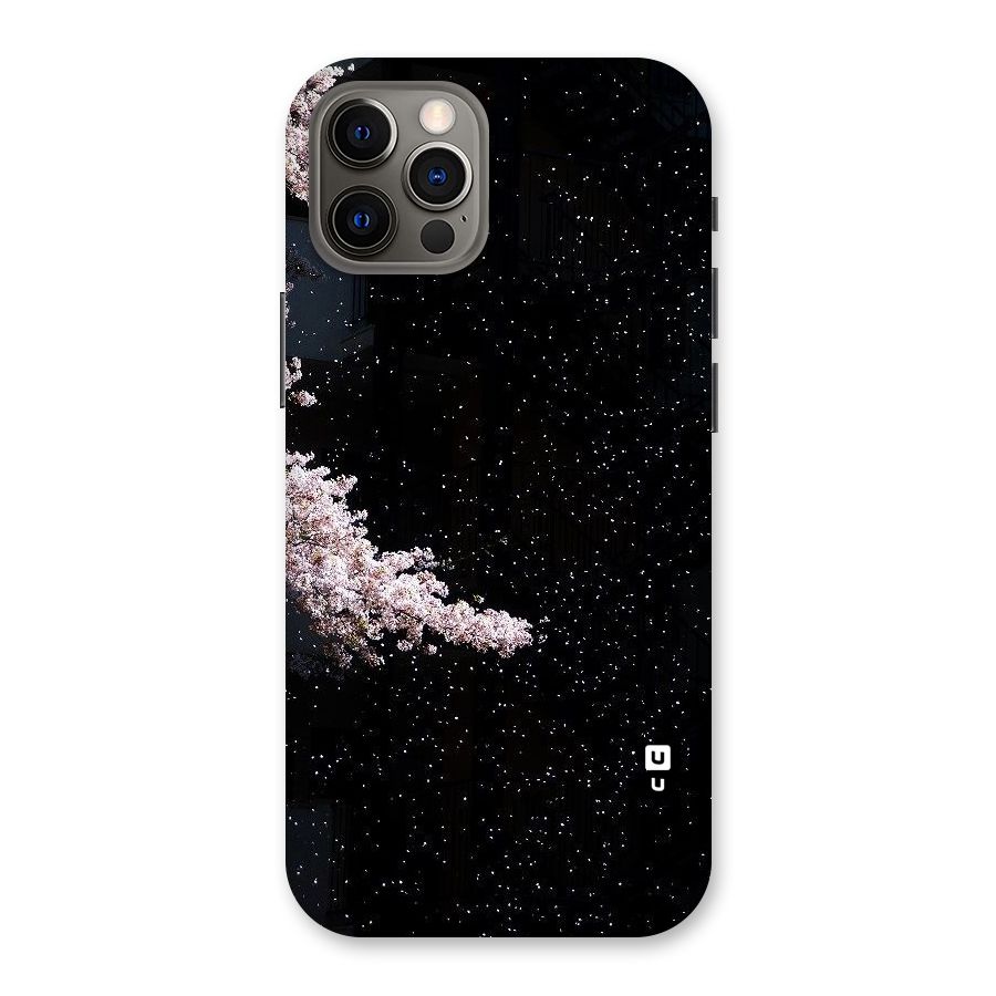 Beautiful Night Sky Flowers Back Case for iPhone 12 Pro