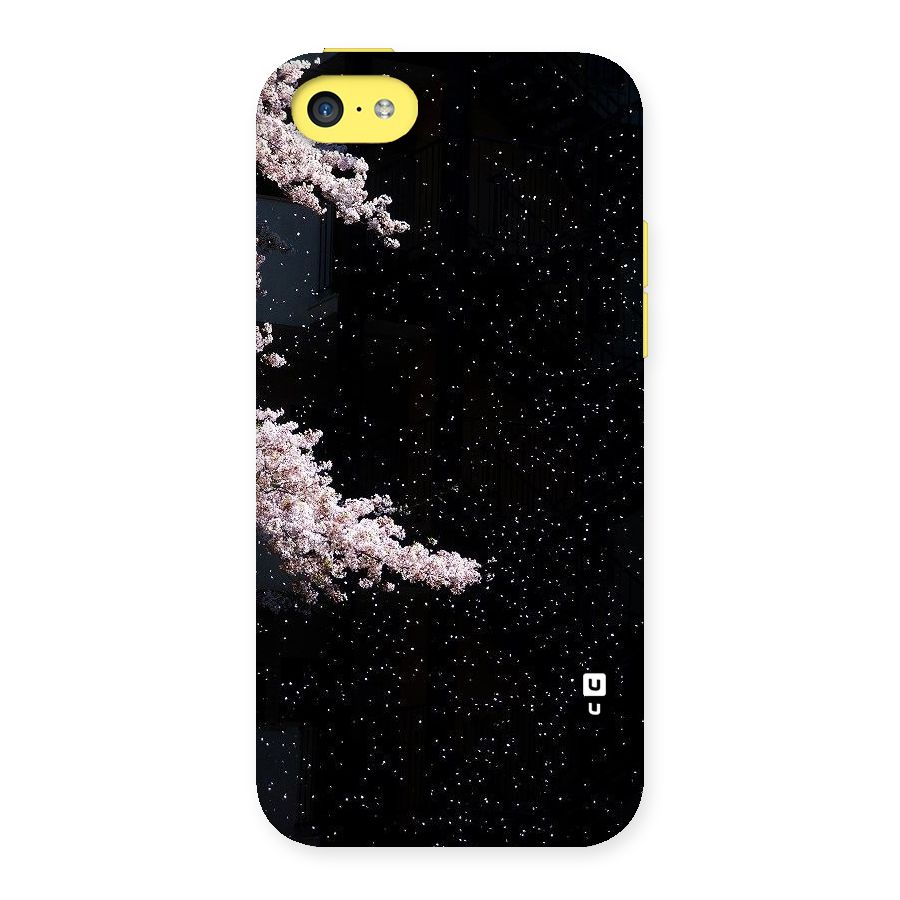 Beautiful Night Sky Flowers Back Case for iPhone 5C