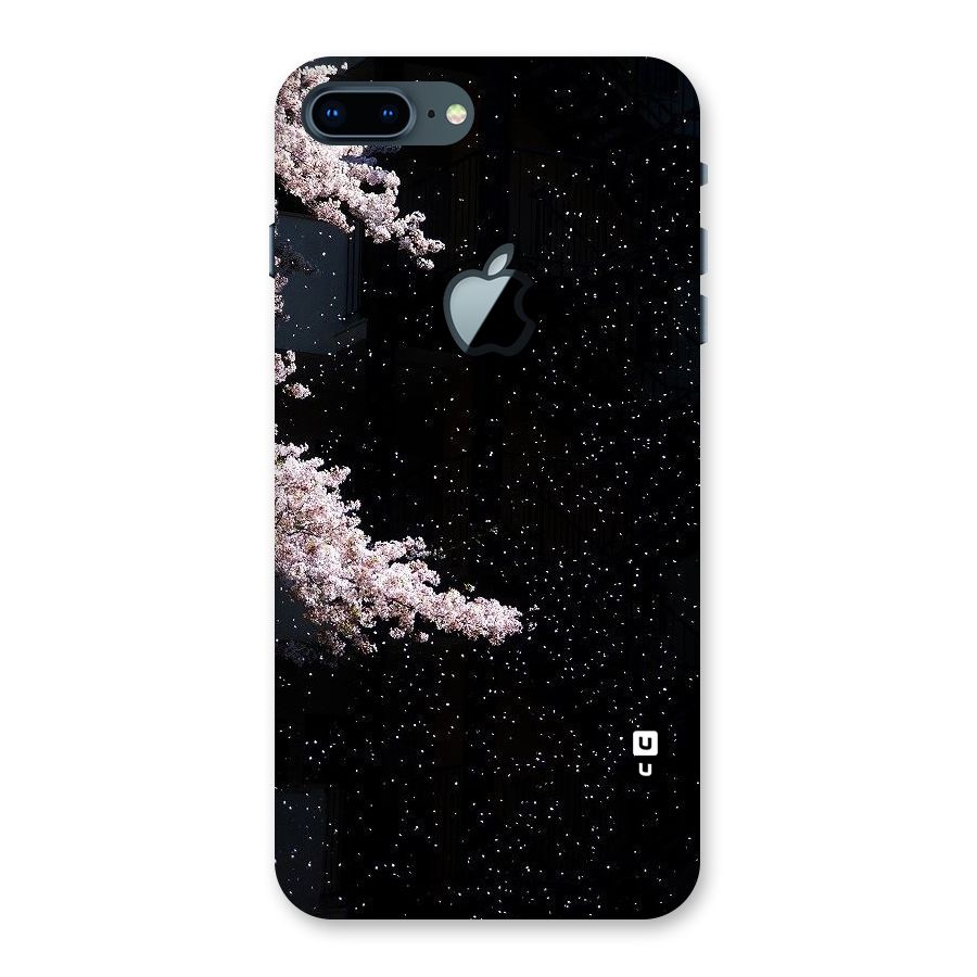 Beautiful Night Sky Flowers Back Case for iPhone 7 Plus Apple Cut