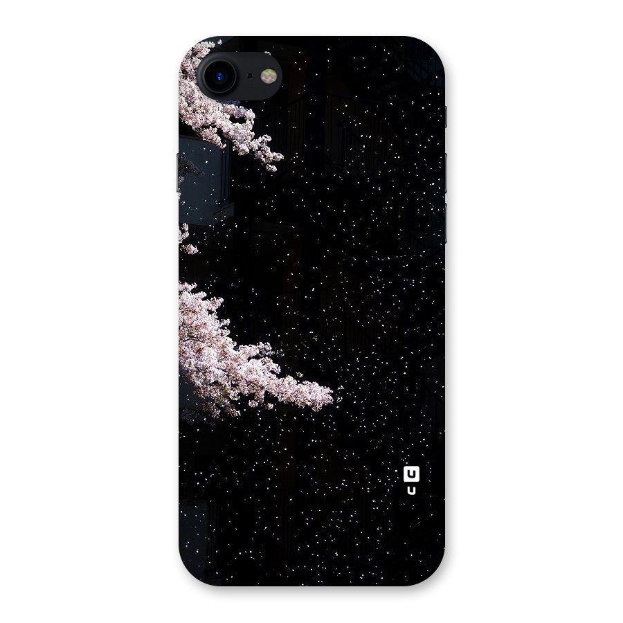 Beautiful Night Sky Flowers Back Case for iPhone SE 2020