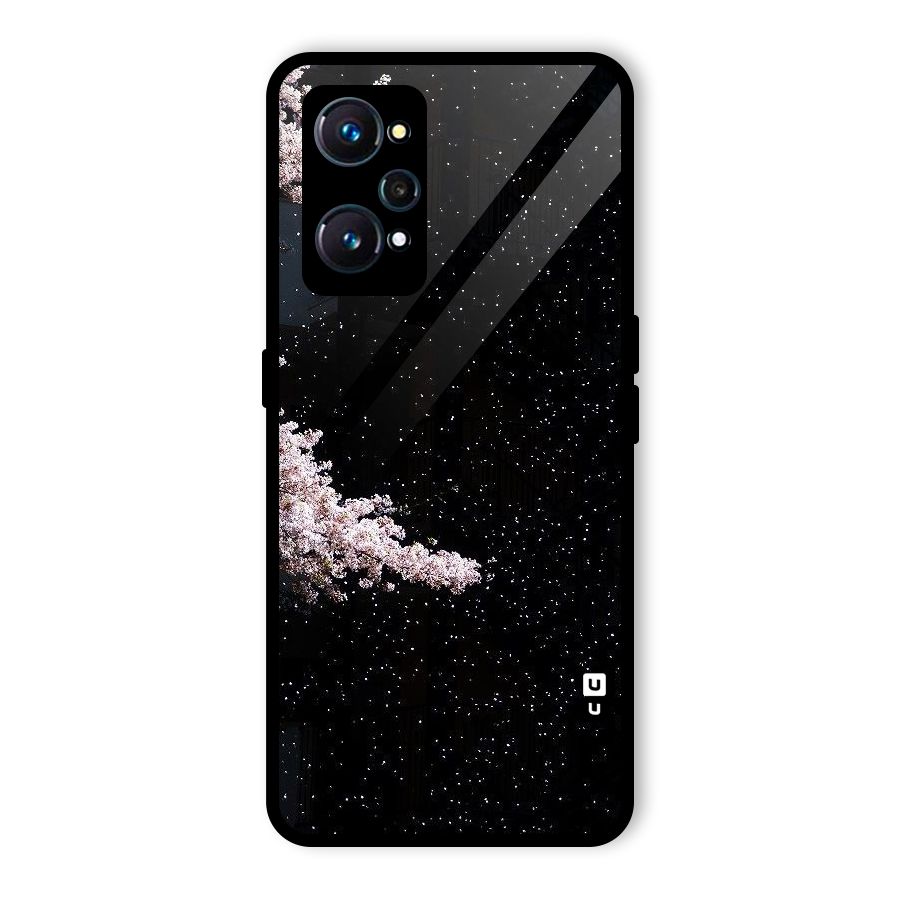 Beautiful Night Sky Flowers Glass Back Case for Realme GT Neo2