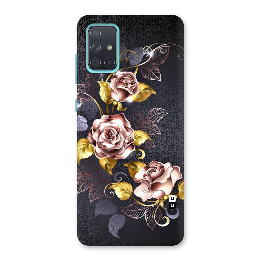 Beautiful Old Floral Design Back Case for Galaxy A71