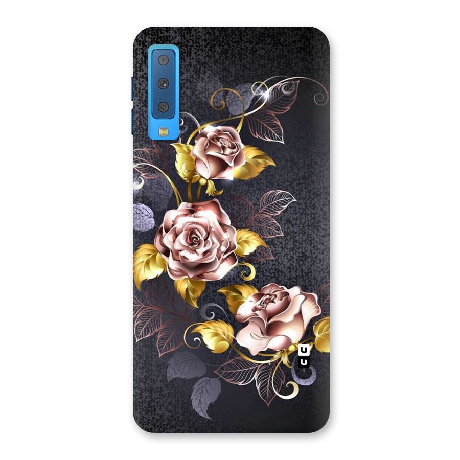 Beautiful Old Floral Design Back Case for Galaxy A7 (2018)