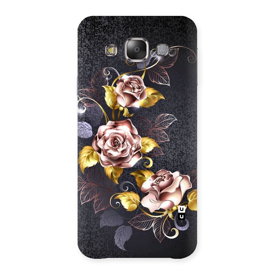 Beautiful Old Floral Design Back Case for Galaxy E7