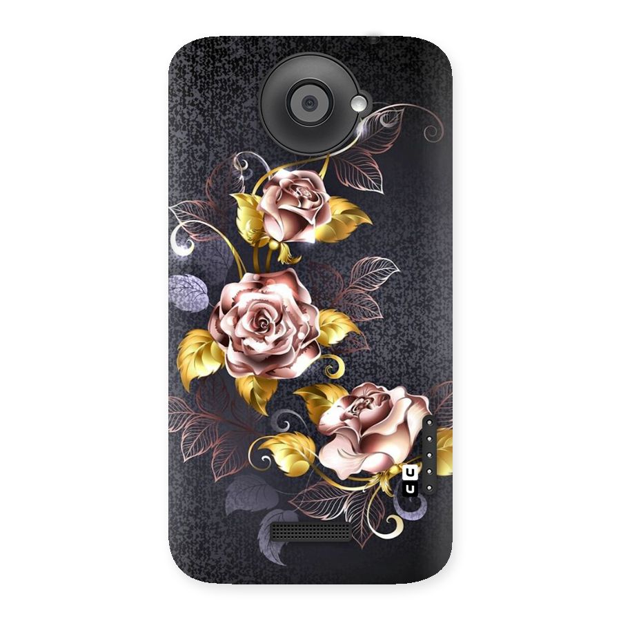 Beautiful Old Floral Design Back Case for HTC One X