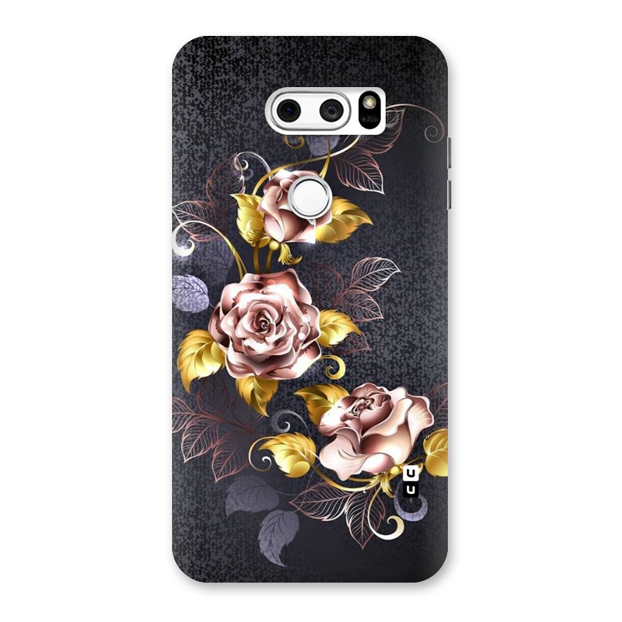 Beautiful Old Floral Design Back Case for LG V30