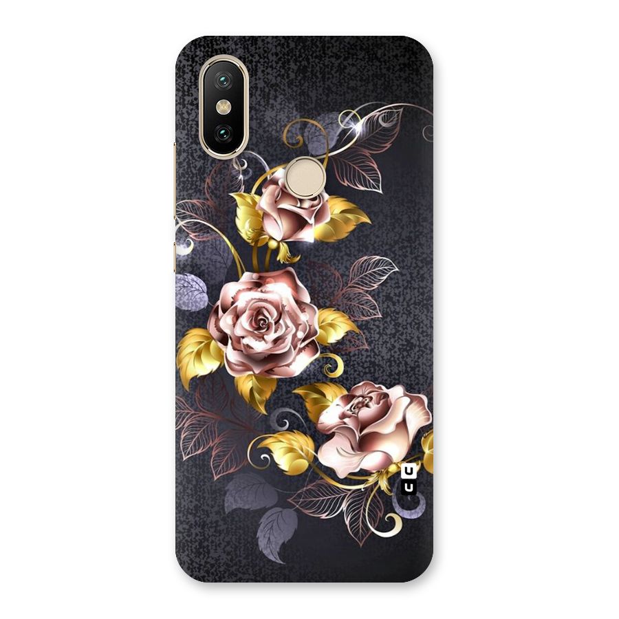 Beautiful Old Floral Design Back Case for Mi A2